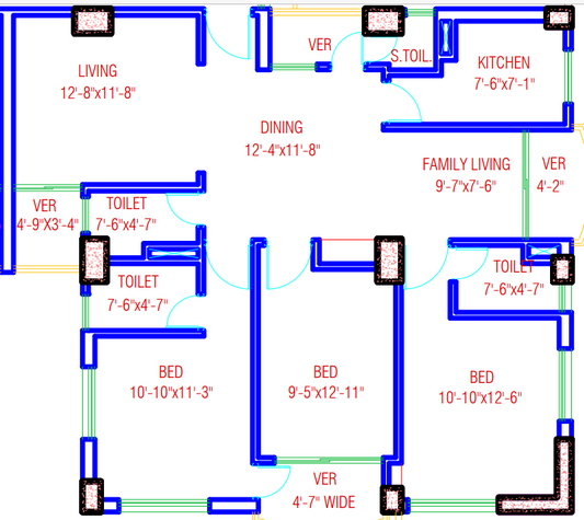 RAJUK Uttara Apartment Project A Category Flat