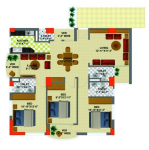 RAJUK Uttara Apartment Project A Category Flat